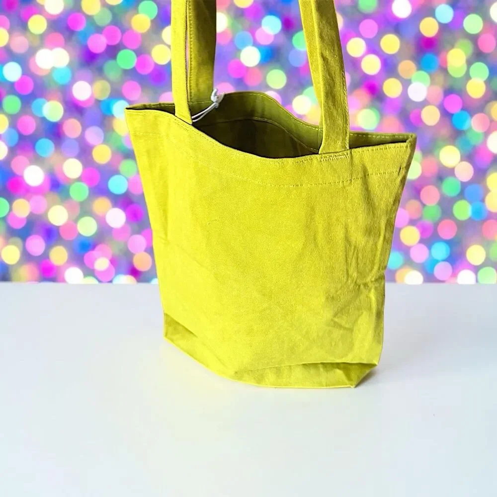 BAGGU Mini Merch Tote Bag In Caper Green New With Tags